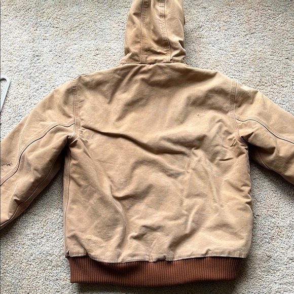 Carhartt Tan Hooded Jacket - Picture 8 of 11